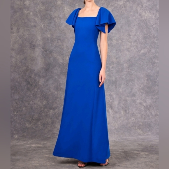 NWOT Carla Ruiz dress. US 10. Royal Blue - Picture 1 of 7